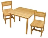 Basic Wooden Aspen Kids Table and Chair Set