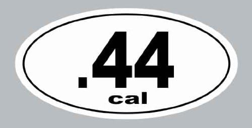 .44 Cal Gun Decal Rights Funny Bumper Sticker Oval Car Truck Window Hand Rifle Sniper Pistal