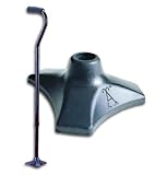 1 Each Single Able TRIPOD Cane Base Fits cane diameter 3/4" L.a. Care Industries 01630A