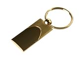 Rich Gold Tone Classy Keychain Keyring by Cuff-Daddy
