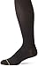 Gold Toe Men's Basic Ribbed-Knit Compression Sock, Black, X-Large