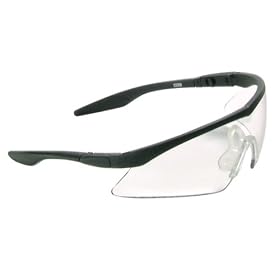 MSA Safety Works 10021259 Straight Temple Safety Glasses, Clear