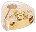 Electronics : P3 Gold Negative (-) Battery Terminal Tri-Oval
