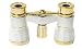 LaScala Optics Rigoletto theatre-goers Opera Glasses - White/Gold, Opera Glasses, LaS...