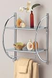Neu Home 2-Tier Shelf with Towel Bars