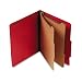 S J Paper S60407 S J Paper Expanding Classification Folder, Letter, 6-Section, Ruby Red, 15/Box
