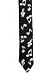 RETRO MUSICAL NOTES SKINNY TIE