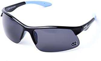 CA AccessoriesNorth Carolina Tar Heels UNC Sport Sunglasses with Color Tips, Black