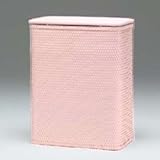 Chelsea Collection-Hamper with Vinyl Lid - Crystal Pink