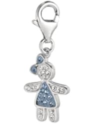 925 Sterling Silver December Birthstone Girl Charm, For Chamilia, Pandora, Biagi, Personality, Reflections And More Charm Bracelets