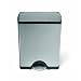 simplehuman Step Trash Can, Rectangular, Fingerprint-Proof, 10 Gallons, Stainless Steel
