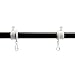 Outus Rotating Flag Mounting Rings Fasteners for 0.75 - 1.02 Inch Flagpole, 2 Pieces