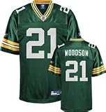 Reebok Green Bay Packers Charles Woodson Green Authentic Jersey Size 52 (X-large)