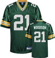 Reebok Green Bay Packers Charles Woodson Green Authentic Jersey Size 48 (Medium)