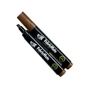 FabricMate-Chisel-Tip-Fabric-Marker-Brown