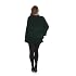 100% Cashmere Poncho - Black by Catherine Robinson