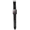 St. Leonhard Futuristische Bin�r-Armbanduhr mit Lederarmband