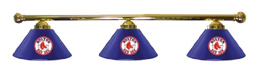 Boston Red Sox Pool Table Light - Brass Bar