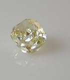 Cushion Cut Loose Diamond (1.04 Ct, NATURAL FANCY LIGHT YELLOW Color ,VS2 Clarity) GIA Certified