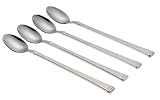 Mikasa Stanton Stainless-Steel Iced Tea Spoons, Set of 4