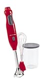 KitchenAid KHB200ER Hand Blender, Empire Red