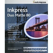 INKPRESS MEDIA 215 GSM, 12 Mil, 95 Percent Bright, Double Sided Photo Paper (#PP80111450)