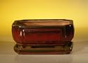 Bonsai Boy's Ceramic Bonsai Pot With Attached Humidity/Drip tray- Rectangle<br>6.37" x 4.75" x 2.625"