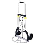 Safco(R) Large-Size Stow-Away&trade; Hand Truck, 275 Lb. Capacity, 7in. Wheels