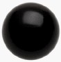 Amerock BP72001-BK Black Ceramic Knob