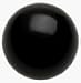 Amerock BP72001-BK Black Ceramic Knob