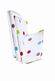 Tag Party 100-Percent Cotton Napkins, Polka Dot, Set of Four