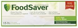 FoodSaver FSFSBF0316 11-Inch-by-14-Inch Gallon Size Bags, 13 Bags