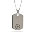 Stainless Steel Soccer Dog Tag