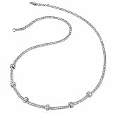 Torrini Rondelle Moving Mini - White Gold and Diamond Necklace
