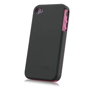 Naztech Vertex 2-Piece Hard and Soft Cover for iPhone 4 (Pink)