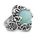 Carolyn Pollack Sterling Silver Amazonite High Meadow Ring