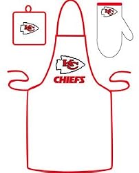 Kansas City Chiefs Grilling Apron Set - Football Sports Merchandise