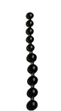 Orion 511641 Anal Pearls Black,  Biegsamer Analkugel-Stab aus schwarzem Gleitmaterial mit 10 Kugeln. 27,5 cm lang, � 2-2,5 cm - 