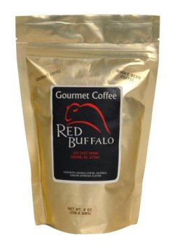 Red Buffalo Pumpkin Pie Spice Flavored Coffee, Whole Bean, 12 ounce
