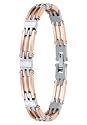 Invicta Women's Elements Collection Stainless Steel, Rose Gold Plated and Mother of Pearl Bracelet #4413