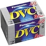 PANASONIC DVM-60EJ/3P Mini Digital Videocassette 3 Pack (PANASONIC DVM60EJ3P)