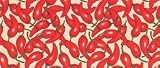 8 Potholder - Chilies