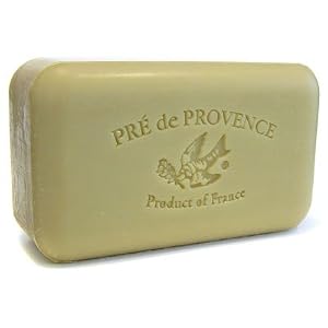 Pre de Provence Verbena Soap, 150g wrapped bar. Imported from France. With shea butter and natural herbs and scents. by Pre de Provence