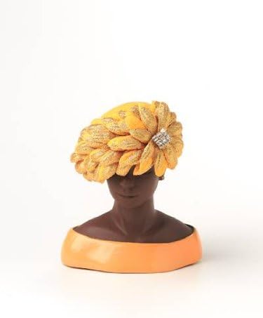 Big Mama Figurine - Harriet Rosebud Miniature Hat