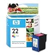 Original HP 22 Tri-color Ink Cartridge in Retail Packaging