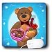 BK Dinky Bears Cartoon Love - Sweets for You - Mouse Pads