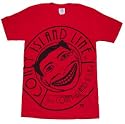 Coney Island USA Funny Face T-Shirt, Small, Red T-Shirt