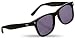 Brigada Pazzo Men's Sunglasses - Black Frame / Grey Lens