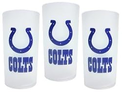 Indianapolis Colts 3 Piece Tumbler Set - Football Sports Merchandise