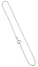 Sterling Silver 1mm Box Chain Anklet 9 10 11 inch Spring Ring Clasp